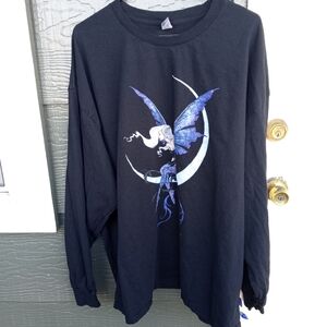 Amy Brown Fairy Long Sleeve T Shirt Size 3XL